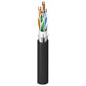 Photo of Belden 10GX62F Riser/CMR Rated Enhanced Category 6A F/UTP 4-Bonded-Pair Cable - Black - 1000 Foot