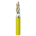 Photo of Belden 10GX62F Riser/CMR Rated Enhanced Category 6A F/UTP 4-Bonded-Pair Cable - Yellow - 1000 Foot