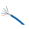 Photo of Belden 10GX63F CMP/Plenum 10GX CAT6a Enhanced Premise Horizontal F/UTP 4-Pr Shielded Cable 23AWG - Blue - 1000 Ft