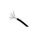 Photo of Belden 10GX63F CMP/Plenum 10GX CAT6a Enhanced Premise Horizontal F/UTP 4-Pr Shielded Cable 23AWG - Black - 1000 Ft