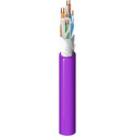 Photo of Belden 10GXS12 Category 6A Cable 625MHz 4 Pair UTP CMR-Riser - Purple - 1000 Foot/Reel-in-Box