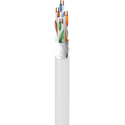 Photo of Belden 10GXW12 Category 6A Cable 500MHz 4 Pair U/UTP Riser-CMR - White - 1000 Foot