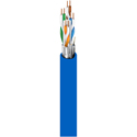 Belden 10GXW53 4-Pair 23AWG F/UTP CMP Category 6A Cable - Blue - 1000 Foot