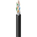 Belden 10GXW53 4-Pair 23AWG F/UTP CMP Category 6A Cable - Black - 1000 Foot