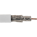 Belden 1189A Series 6 RG6/18 CATV Quad Shield Solid BCCS Broadband Coax Cable - White - 1000 Foot Unreel Box