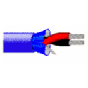 Photo of Belden 1266A CM-Rated Single Pair Analog Audio Cable Str TC/Shielded 2-22 AWG - Blue - 1000 Ft/UnReel Box