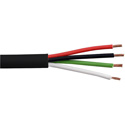 Belden 1312A 12AWG 4 Conductor Direct Burial Speaker Cable - Black - 500 Foot