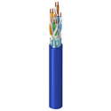 Belden 1352A CMP/Plenum F/UTP DataTwist 4-Pr Cat 6 Premise Horizontal Multi-Conductor Cable - Blue - 1000 Foot