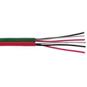 Photo of Belden 1504A CM-Rated 4-Cond Microphone/Analog Audio Cable TC Shielded 2-22 AWG - Red/Green - 1000 Ft/UnReel Box