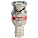 Belden 1505ABHD1 6G-SDI 1-Piece BNC HD Compression Connector for 1505A/RG59 Cable - Red Band - 50 Pack