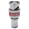 Photo of Belden 1505ABHDL 6GHz 1-Piece Locking BNC Compression Connector for 1505A/RG59 Cable - Red Band - Each