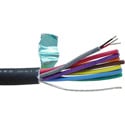 Belden 1512C CM-Rated Analog Audio Snake Cable 24 AWG/8 Pair TC Individually Shielded - Black - Per Foot
