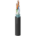 Photo of Belden 1533R Riser/CMX Category 5e Premise Horizontal F/UTP Cable (100MHz) 4-Pr 24 AWG Shielded - Black - 1000 Foot