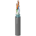 Photo of Belden 1533R Riser/CMX Category 5e Premise Horizontal F/UTP Cable (100MHz) 4-Pr 24 AWG Shielded - Gray - 1000 Foot