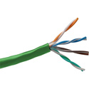 Photo of Belden 1583A Riser/CMR U/UTP CAT5e Premise Horizontal 4 Non-Bonded Pair Cable 200MHz 24AWG - Green - 1000 Foot