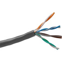 Photo of Belden 1583A Riser/CMR U/UTP CAT5e Premise Horizontal 4 Non-Bonded Pair Cable 200MHz 24AWG - Grey - 1000 Foot