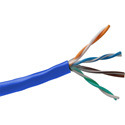 Photo of Belden 1583A Riser/CMR U/UTP CAT5e Premise Horizontal 4 Non-Bonded Pair Cable 200MHz 24AWG - Blue - Per Foot