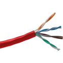 Photo of Belden 1583A CAT-5e Twisted Pair Cable per Ft  Red