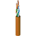 Photo of Belden 1585A CMP/Plenum U/UTP Premise Horizontal CAT5e Cable (200MHz) 4-Pr BC 24AWG - Orange - 1000 Ft