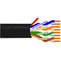 Belden 1585A CMP/Plenum U/UTP Premise Horizontal CAT5e Cable (200MHz) 4-Pr BC 24AWG - Black - 500 Ft