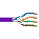 Photo of Belden 1592A CM Rated Cat5e Premise Patch U/UTP Ethernet Cable (200MHz) 4-Pr 24AWG - Violet - 1000 Foot