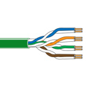 Photo of Belden 1592A CM Rated Cat5e Premise Patch U/UTP Ethernet Cable (200MHz) 4-Pr 24AWG - Green - 1000 Foot