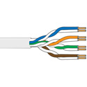 Photo of Belden 1592A CM Rated Cat5e Premise Patch U/UTP Ethernet Cable (200MHz) 4-Pr 24AWG - White - 1000 Foot