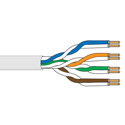 Photo of Belden 1592A CM Rated Cat5e Premise Patch U/UTP Ethernet Cable (200MHz) 4-Pr 24AWG - White - 1000 Ft/Unreel Box