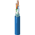 Belden 1624P CMP/Plenum Premise Horizontal F/UTP Shielded 4-Pr BC Cat5 Cable (100MHz) 24AWG - Blue - 1000 Foot