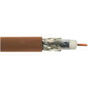 Photo of Belden 1694A 0011000 CMR Rated 6G-SDI RG6 75 Ohm Digital Coaxial Video Cable 18AWG - Brown - 1000 Ft