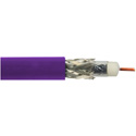 Photo of Belden 1694A 0071000 CMR Rated 6G-SDI RG6 75 Ohm Digital Coaxial Video Cable 18AWG - Violet - 1000 Ft