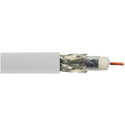 Photo of Belden 1694A 0091000 CMR Rated 6G-SDI RG6 75 Ohm Digital Coaxial Video Cable 18AWG - White - 1000 Ft