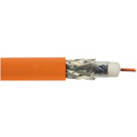 Photo of Belden 1694A 0031000 CMR Rated 6G-SDI RG6 75 Ohm Digital Coaxial Video Cable 18AWG - Orange - 1000 Ft