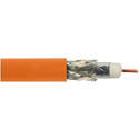 Photo of Belden 1694A CMR Rated 6G-SDI RG6 75 Ohm Digital Coaxial Video Cable 18AWG- Orange - Per Foot