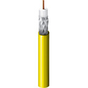 Photo of Belden 1695A CMP/Plenum Rated RG6 6G-SDI/UHDTV Coaxial Video Cable 18AWG - Yellow - 1000 Foot