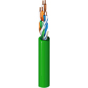 Photo of Belden 1700A CAT5Eplus Horizontal Bonded-Pair 4 Pair UTP LS-PVC High Performance Data Cable - Dark Green - 1000 Foot