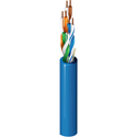 Belden 1700A CAT5Eplus Horizontal Bonded-Pair 4 Pair UTP LS-PVC High Performance Data Cable - Blue - 1000 Ft Unreel Box