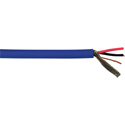 Photo of Belden 1800F Flexible CL2R-rated Single Pair Shielded Digital Microphone Cable Str BC 24 AWG - Blue - 1000 Foot