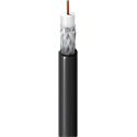 Belden 1829P CMP/Plenum Series 6 RG6 Broadcast Coax Cable Sld/Shld/BCCS 18AWG - Black - 1000 Ft/UnReel Box