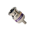 Belden 1855ABHD3 6GHz 3-Piece BNC Crimp Connector for 1855A/22-24 AWG RG59 Mini Coax - Purple Band