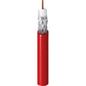 Photo of Belden 1855A CMR Rated 6G-SDI Mini-RG59 Digital Coax Video Cable 23 AWG - Red - 1000 Foot Small Barrel Reel