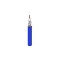 Photo of Belden 1855P CMP/Plenum 75 Ohm SDI Mini RG-59 Coax Cable - Solid BC/Shielded 23AWG - Blue - 1000 Foot