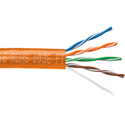 Photo of Belden 1872A CMR 4 Bonded Pair U/UTP CAT6+ Premise Horizontal Copper Cable 23AWG - Orange - 1000 Foot