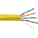 Photo of Belden 1872A CMR 4 Bonded Pair U/UTP CAT6+ Premise Horizontal Copper Cable 23AWG - Yellow - 1000 Foot