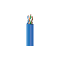 Photo of Belden 1874A Plenum/CMP CAT6+ Enhanced Premise Horizontal 350MHz U/UTP 4-Pr Cable 23AWG - Blue - 1000 Foot