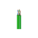 Photo of Belden 1874A Plenum/CMP CAT6+ Enhanced Premise Horizontal 350MHz U/UTP 4-Pr Cable 23AWG - Green - 1000 Ft/Reel-In-Box