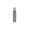 Photo of Belden 1874A Plenum/CMP CAT6+ Enhanced Premise Horizontal 350MHz U/UTP 4-Pr Cable 23AWG - Gray - 1000 Foot