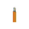 Photo of Belden 1874A Plenum/CMP CAT6+ Enhanced Premise Horizontal 350MHz U/UTP 4-Pr Cable 23AWG - Orange - 1000 Foot