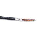 Belden 2183P CMP-LP/Plenum 4K UHD Ethernet Media Cable for HDBaseT 4-Pr 12AWG - Black - 1000 Foot