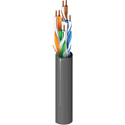 Photo of Belden 2412 CMR Enhanced Premise 350MHz CAT6+ 4 Pair U/UTP Cable Solid Copper 23 AWG - Gray - 1000 Ft